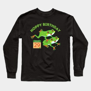 Hoppy Birthday | Leap Year Long Sleeve T-Shirt